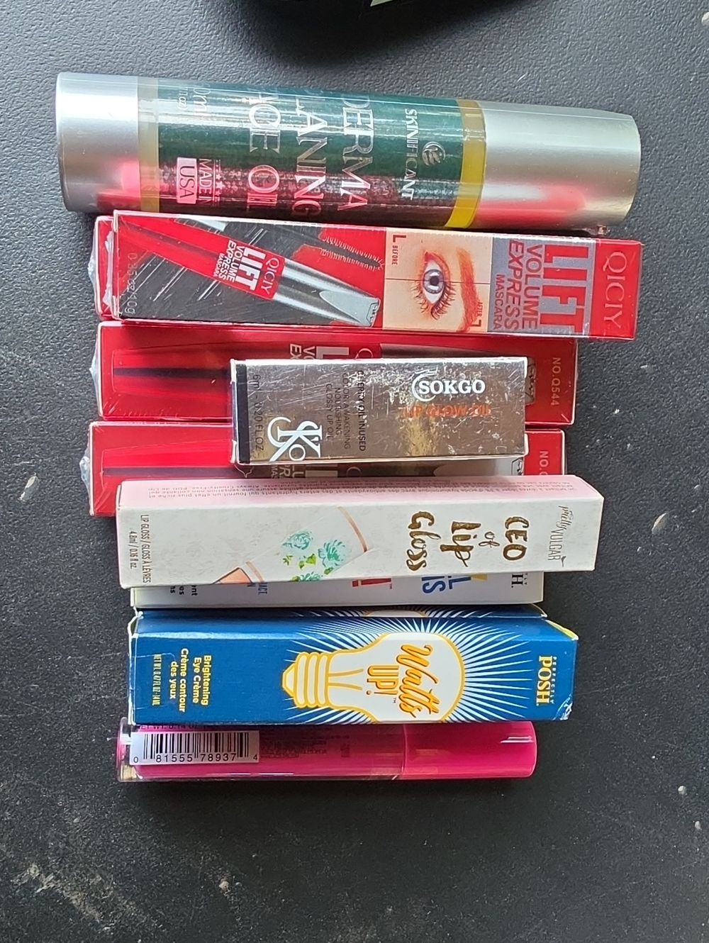 Assorted Lip Gloss & Lipstick Lot - Multi Color Macsara Derma Planing Oil
